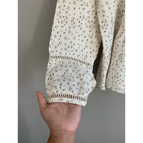 NWT MCGUIRE Denim Lillet Blouse - Picture 10 of 15